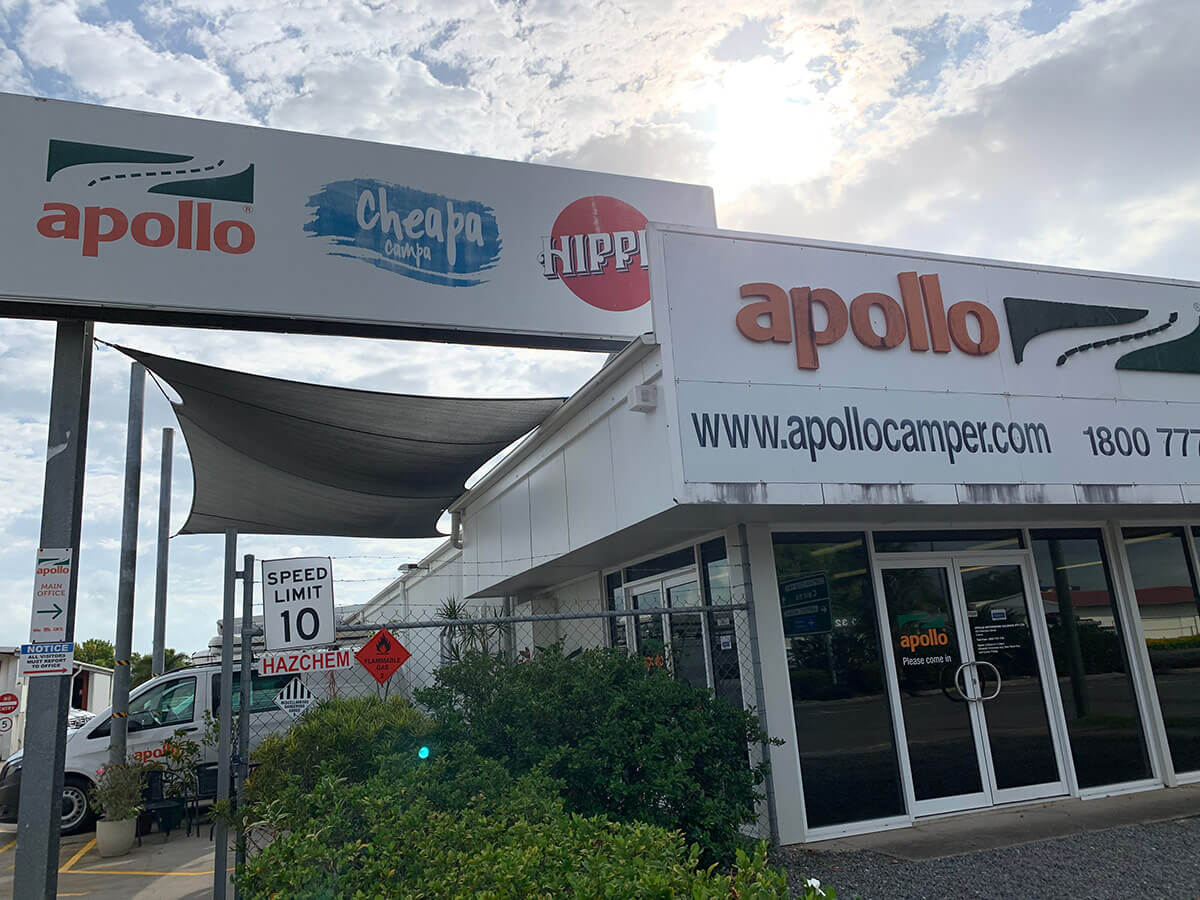 オーストラリアのキャンピングカーレンタル店アポロ