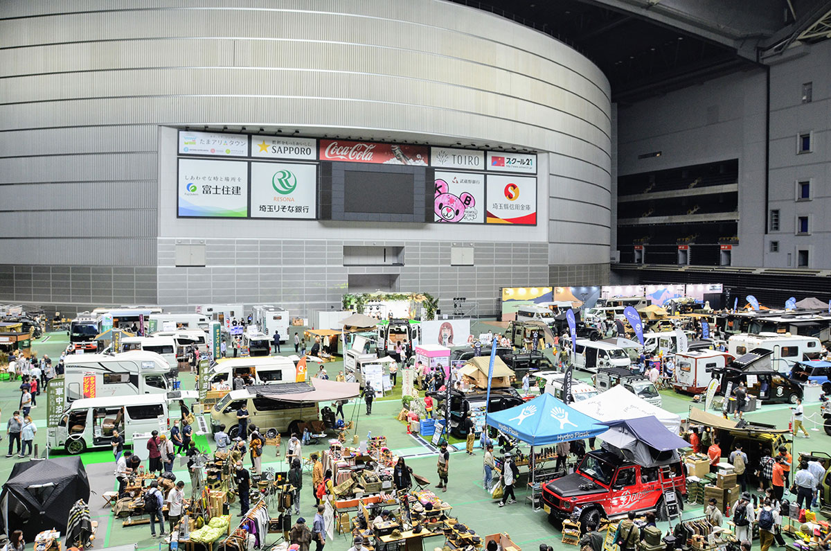クルマと遊びを融合した新しいイベント アソモビ21 が埼玉スーパーアリーナで開催 キャンピングカースタイル