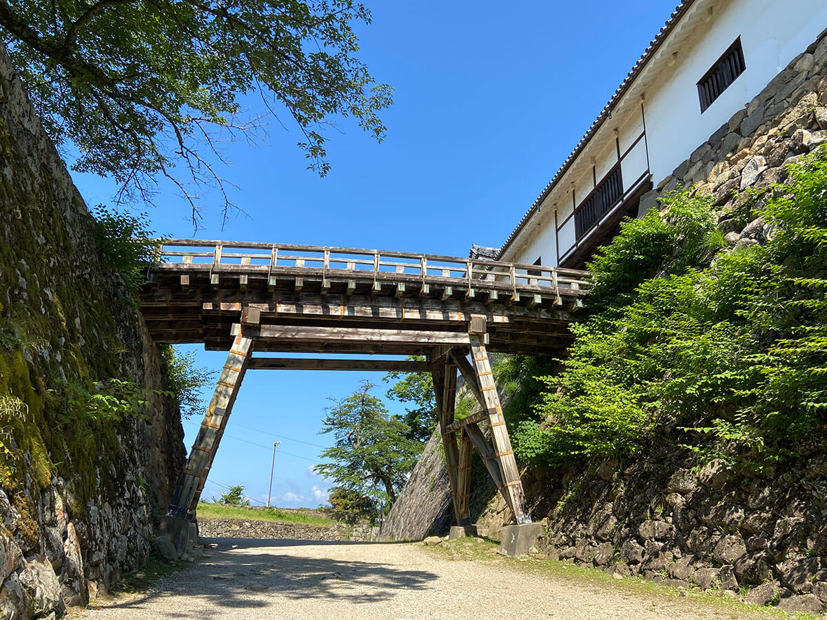 彦根城の廊下橋