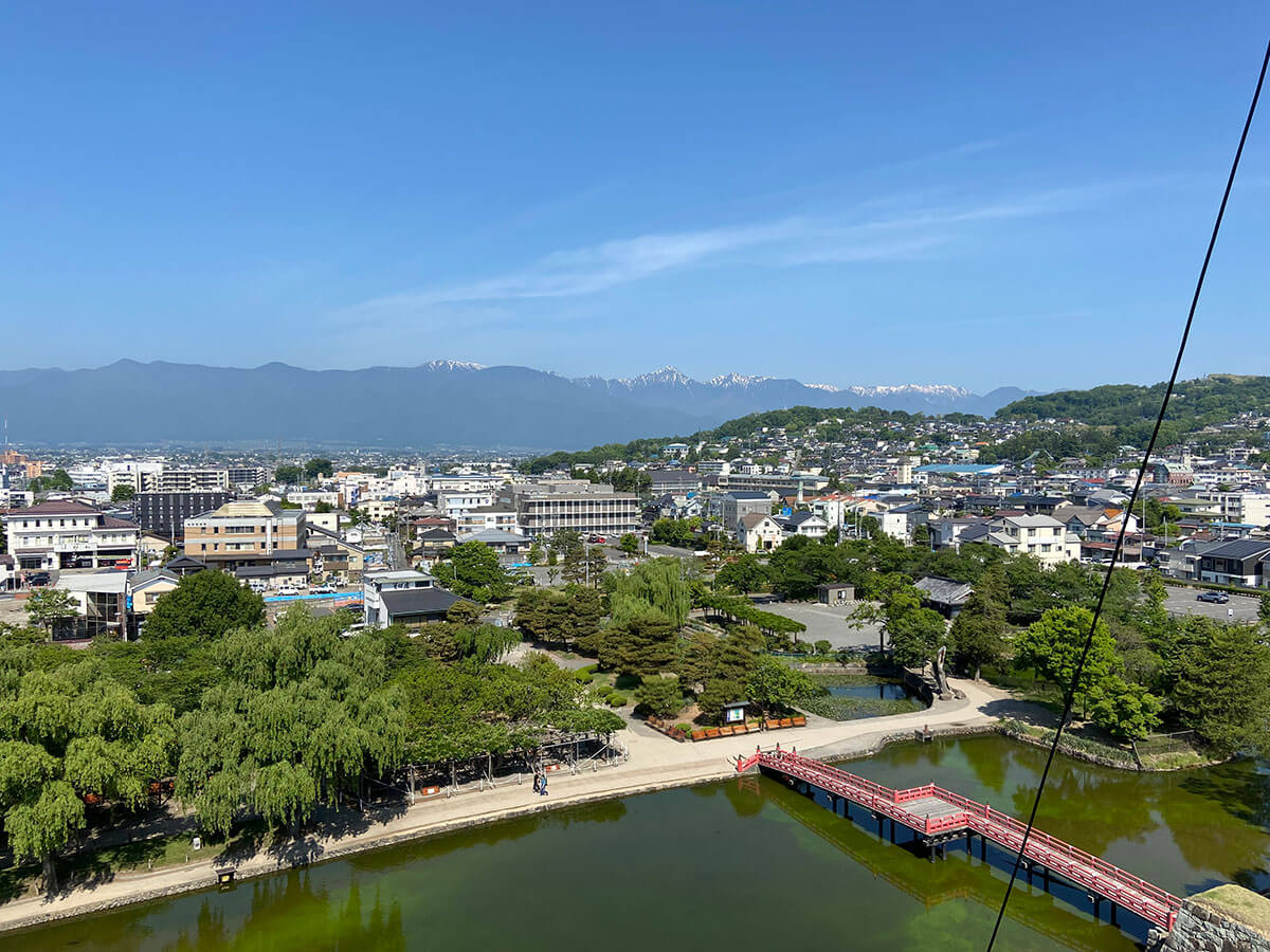 松本城からの眺め