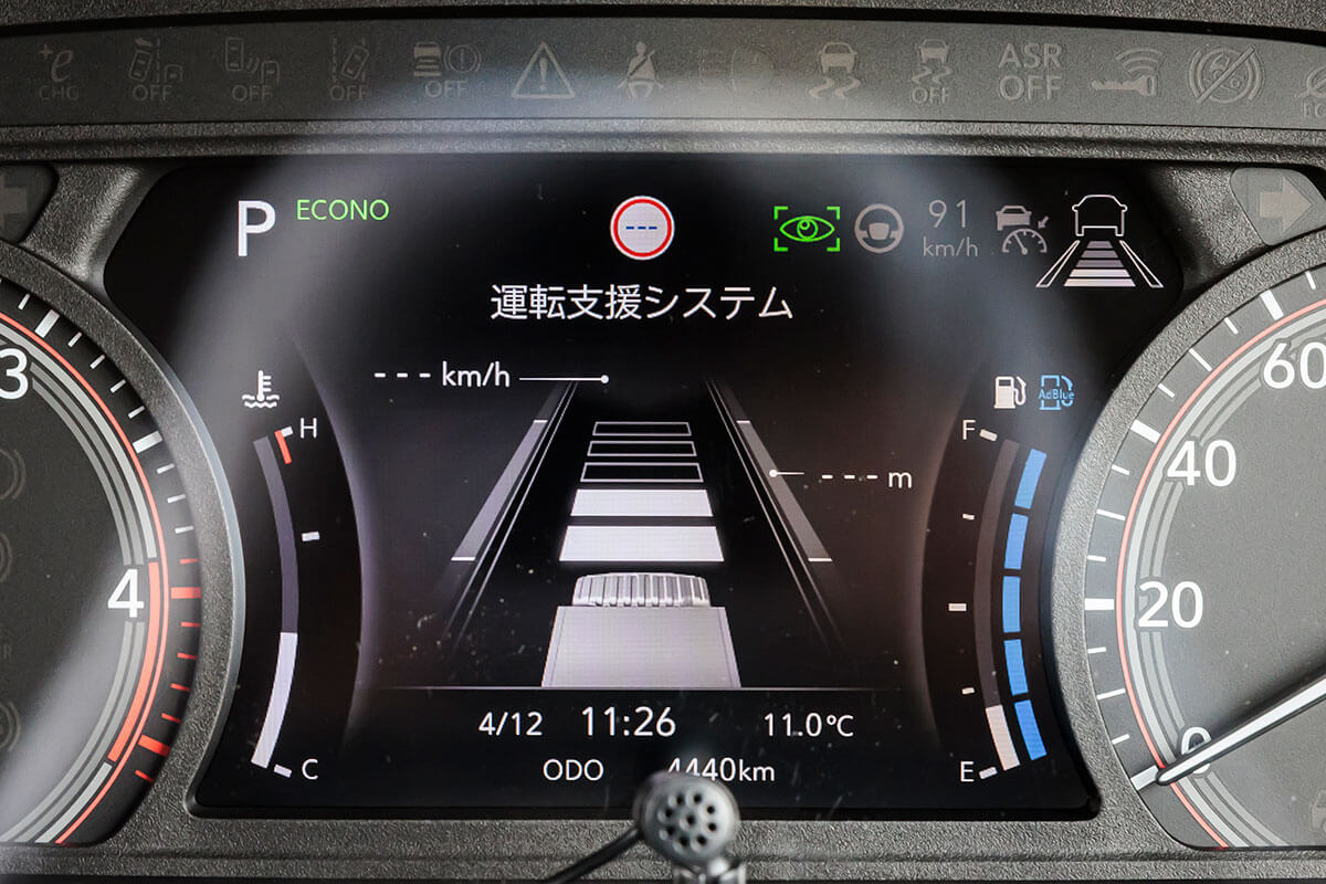 AKATSUKI（アカツキ）の運転支援システム