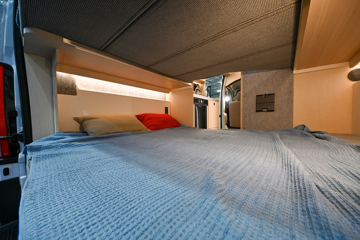 Brugge（ブルージュ）のリアの二段ベッドの下段