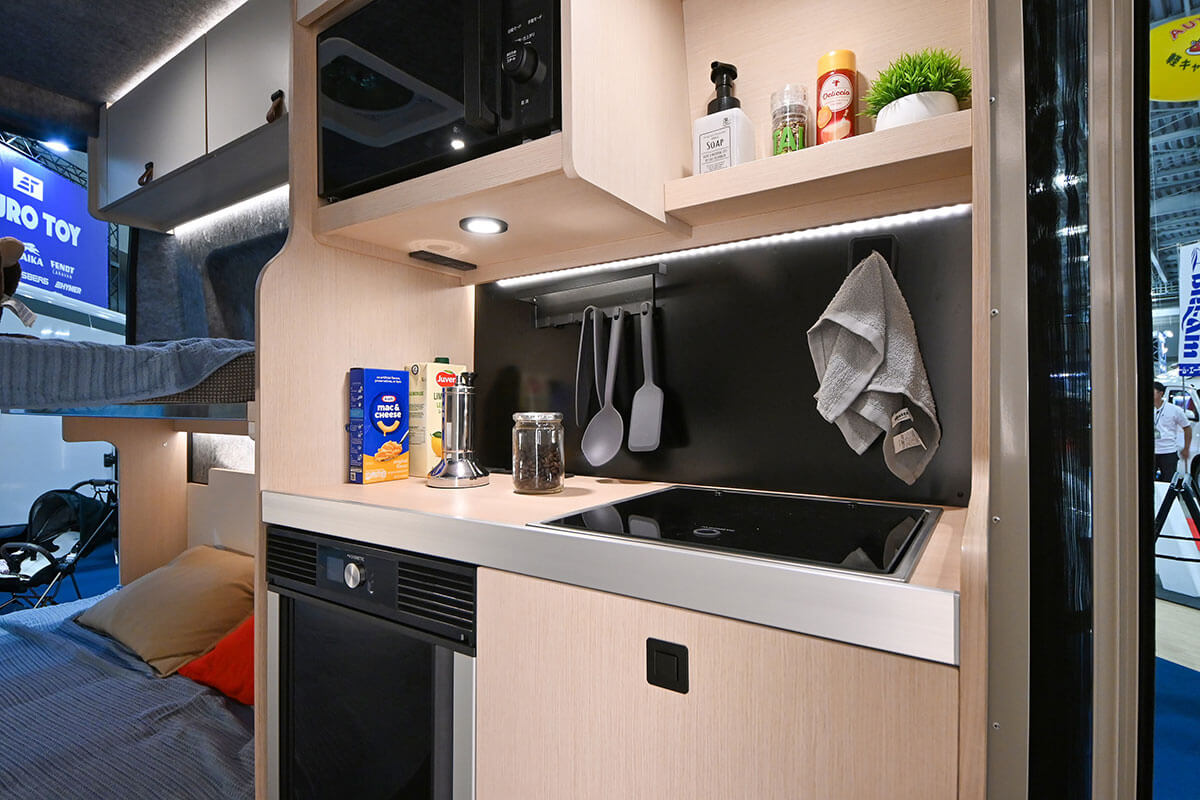 Brugge（ブルージュ）のキッチンエリア