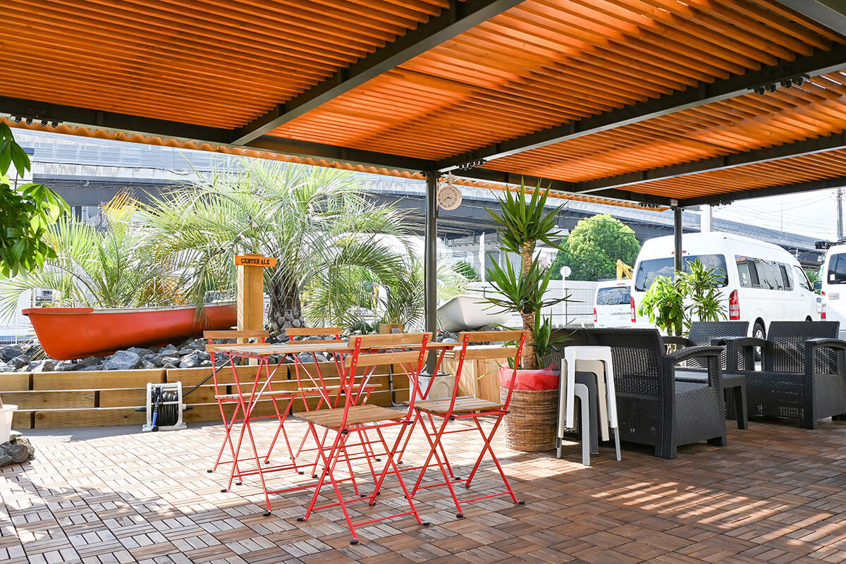 レクビィエストの休憩スペース