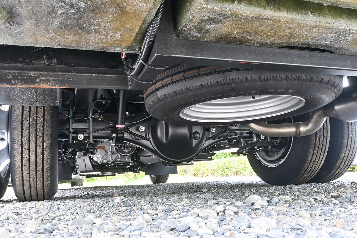 レガードリアのスペアタイヤ