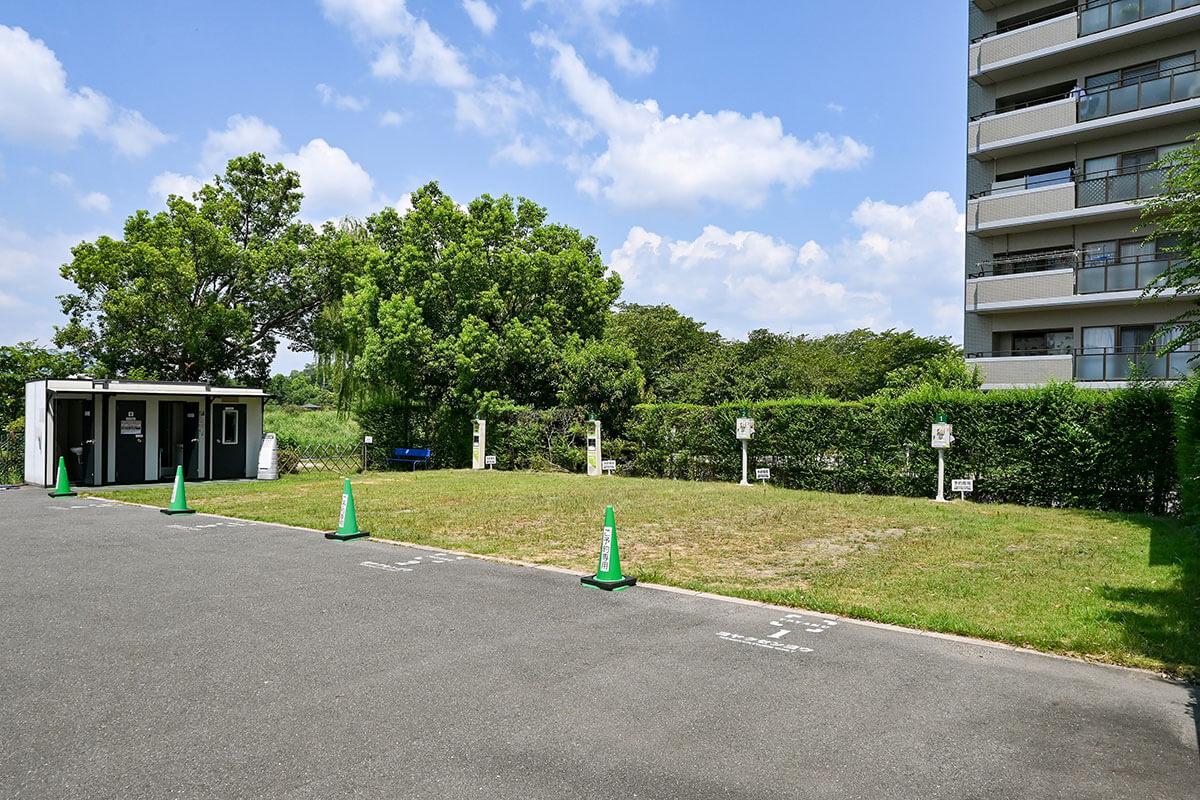 VANTECH京都併設のRVパークの車中泊スペース