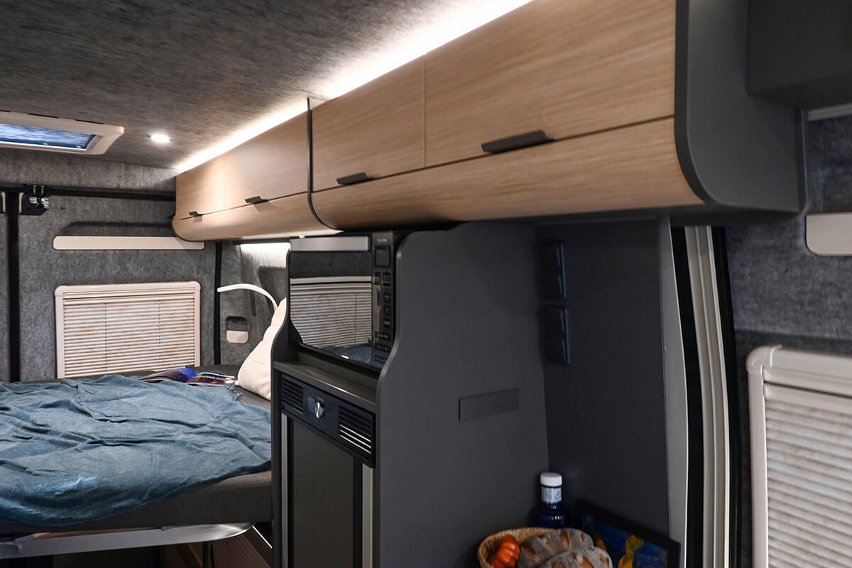 DA VINCI アニバーサリーモデルのアッパー収納