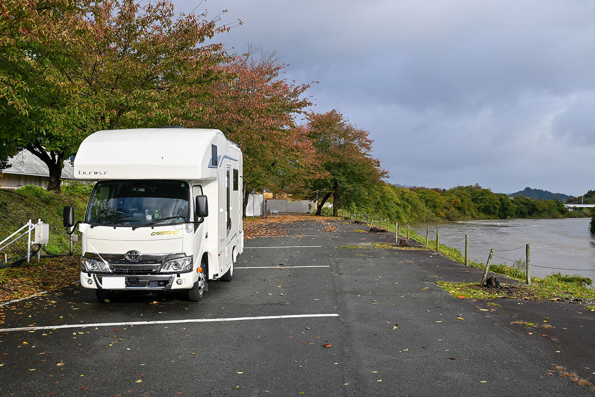 途中のRVパーク