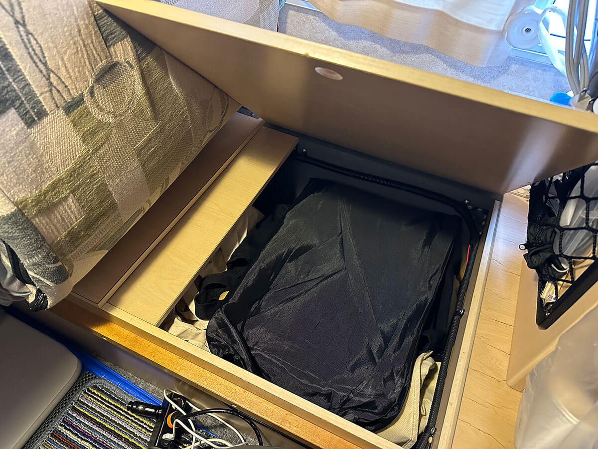 Beeの収納スペース