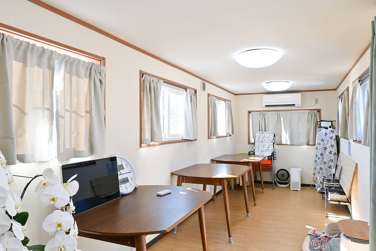 RVパーク WANALOHA Fujiやまなかこのトレーラーの室内