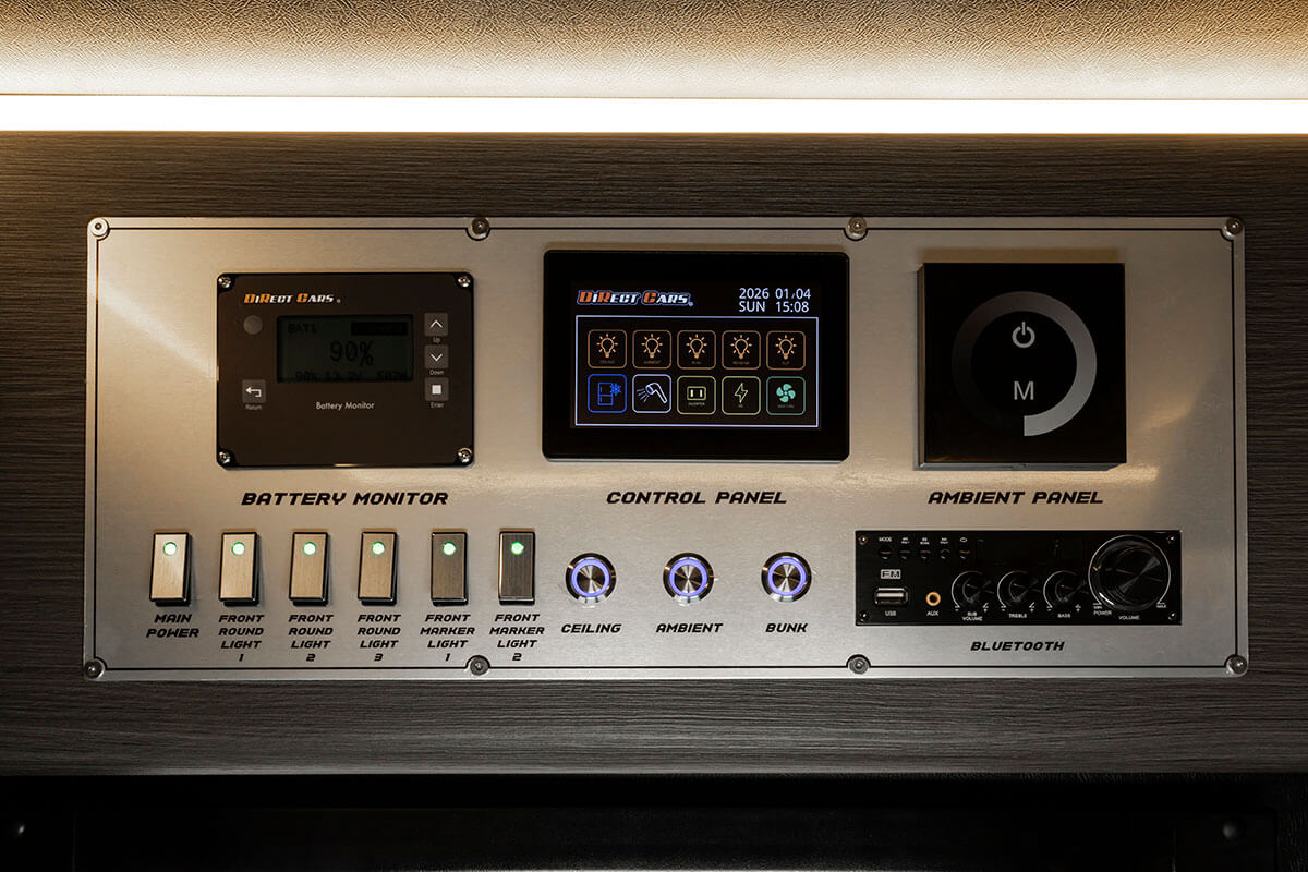 カタナの操作パネル