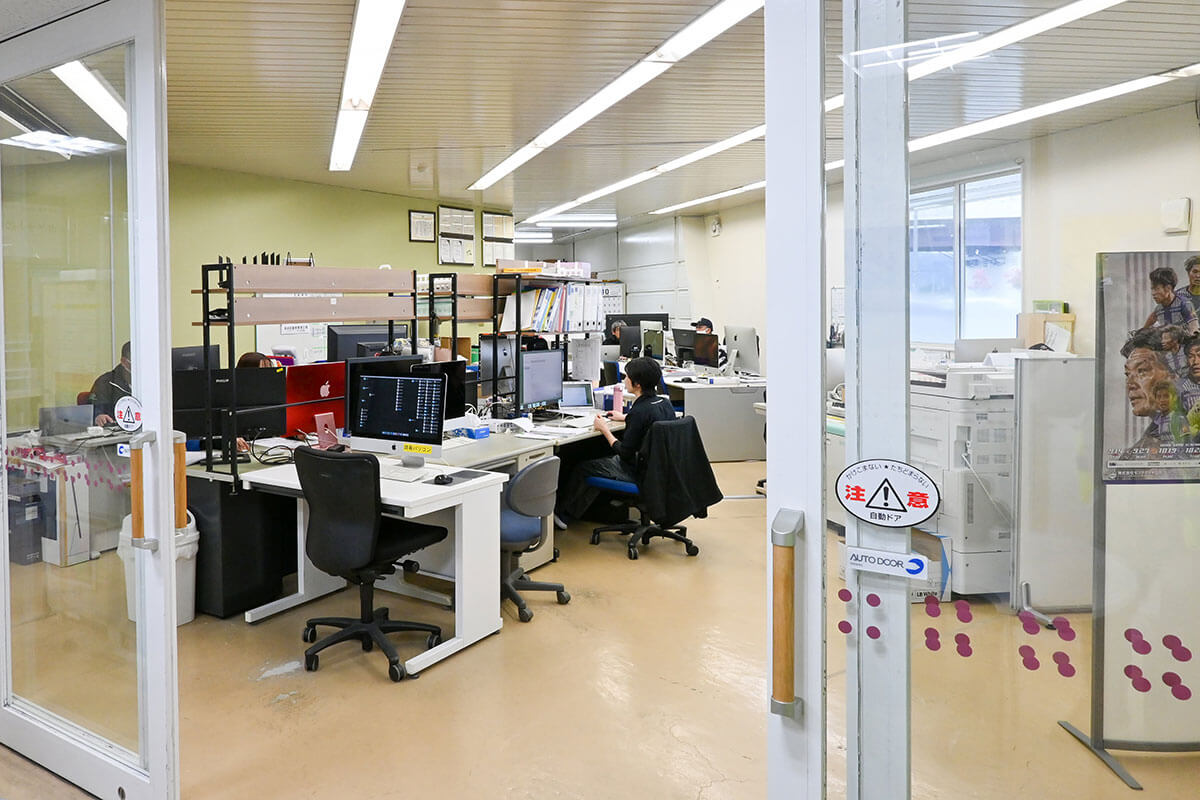 VANTECH山形工場の事務所