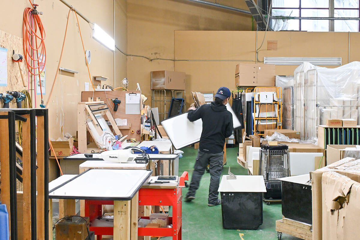 VANTECH山形工場の製造ライン