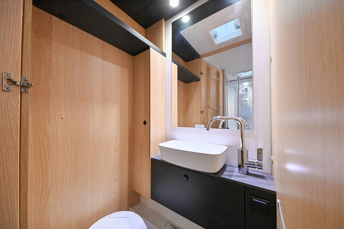 サンライトの「T68 アドベンチャーエディション」のトイレ